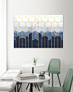 Obraz Abstraktný šesťuholník 1989